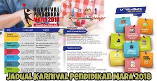 With a team of young, creative, dynamic and dedicated professionals, we have pushed all areas of event management to new frontiers, whether it is brand activation. Jadual Karnival Pendidikan Mara 2018