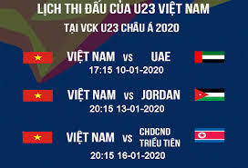 Báo lao động xin gửi tới quý độc giả lịch thi đấu u23 việt nam vs u23 myanmar. U23 Chau A 2020 Viá»‡t Nam Sáº½ Thi Ä'áº¥u á»Ÿ San Nao Di Chuyá»ƒn Ra Sao