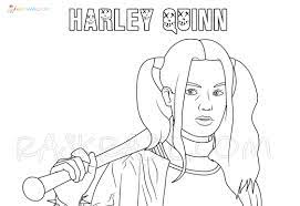 A number of police officers were to be taken hostage by someone. Harley Quinn Coloring Pages Print For Free The Best Images