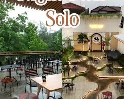 Gambar Cafe Tenda Manahan Solo at night