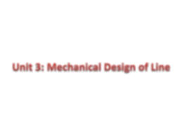 Uee404 Mechanical Design Of Line 1 Pdf Objectives To