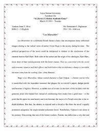Les Miserables Poams Google Search Literary Analysis Essay Literary Essay Review Essay
