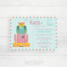 Travel Virtual Baby Shower Postcard Invitation Twin Girls Baby Etsy In 2021 Travel Baby Showers Moon Baby Shower Invitation Baby Shower Invites For Girl