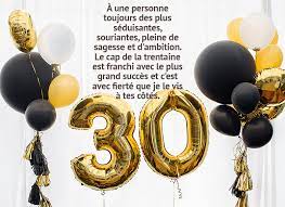 Cadeau femme 20 ans cadeau femme 40 ans cadeau femme 50 ans cadeau femme 60 ans cadeau femme 70 ans cadeaux pour fan quelques cadeaux insolites pour une femme de 30 ans. Top 51 Nouveaux Textes D Anniversaires 30 Ans Carte Gratuite