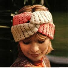 Vintage Headbands and Things Crochet Patterns 1970 Columbia Miinerva  Leaflet 2521