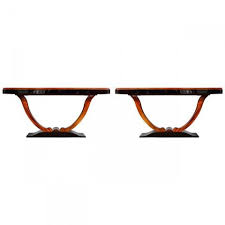 art deco console table with u bases art deco console table art deco console art deco furniture