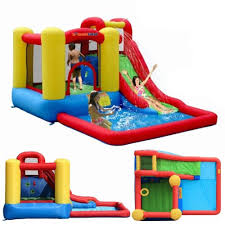 Jumper Bouncer Slide Castle Kids Pool Jump Backyard Bouncy Kid Pools Outdoor Shopgold Kid Pool Inflatable Water Slide Bounce House