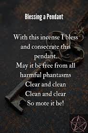 Blessing A Pendant Witchcraft Spell Books Wiccan Quotes Wiccan Spell Book