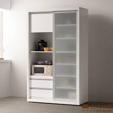 日本直人木業 house日式白色120公分滑門高廚櫃 廚房櫃 餐櫃寬30 89cm yahoo奇摩購物中心 home decor decor home