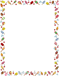 Ice Cream Border Clip Art Page Border And Vector Graphics Molduras Para Criancas Bordas Para Cartazes Molduras De Quadros