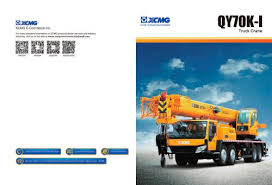 xcmg truck crane qy70k i construction xcmg pdf catalogs