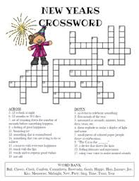 All puzzles come with simple to know solutions. New Year S Crossword Puzzle Color And Bw Versions By Celebration Station