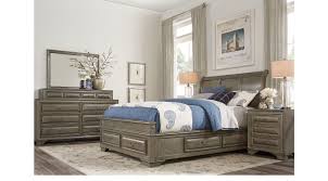 Mill Valley Ii Gray 5 Pc Queen Sleigh Bedroom With Storage Traditional Bedroom Sets Wood Bedroom Sets Queen Sized Bedroom Sets