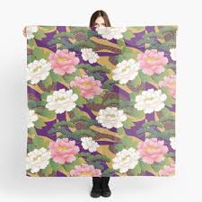 Find & download free graphic resources for floral pattern. Japanese Scarves Redbubble