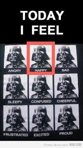 9gag Mydollyaviana Star Wars Humor Star Wars Memes Darth Vader Emotions