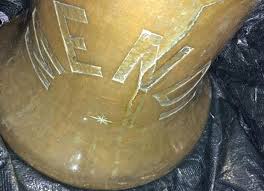 the brass bell of the ss mendi has been
