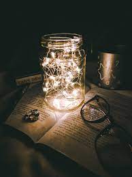 Magical Mason Jar Lamp Book Corners Novelty Lamp