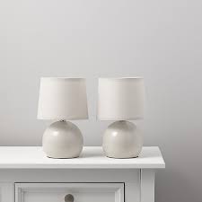 Exclusivelane 14 inch sheesham wood home decorative bedroom. Colours Neda Matt Pebble Incandescent Table Lamp Pack Of 2 Diy At B Q