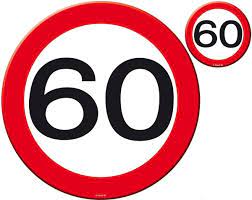 Besonders schöne vorlage, die man runterladen und den eigenen anforderungen anpassen kann. Verkehrsschild 60 Tischset 8 Teilig Party De