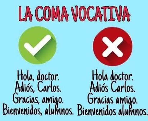 La coma vocativa: ¿Qué es la coma vocativa y cómo se usa? El uso de la coma  vocativa es obligatorio, pero ha caído tristemente en el olvido, incluso  entre los expertos en