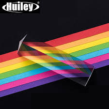25x25x80mm prisma triangular bk7 prismas ópticos de vidro física ensino  refratado espectro de luz arco íris crianças estudantes presentes|Prismas|  - AliExpress