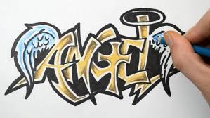 Graffiti karakter yang mudah ditiru. 92 Gambar Grafiti A Sampai Z Keren Hd Terbaru Gambar Keren