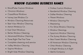 If the windows are dirty, then that first impression isn't going to be a good one. 550 Window Cleaning Business Names And Suggestions