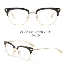 メガネ男性メンズ芸能人アイドル有名人最新メガネめがねフレーム安い伊達眼鏡メガネ超軽量軽いメタル純粋ハーフリム型安いサーモント定番メガネ店 クロムハーツ ファッション小物 レンズ