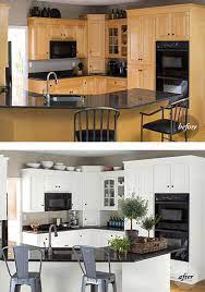 Kitchen cabinet makeover with only paint. Kitchen Cabinet Color Ideas Inspiration Benjamin Moore