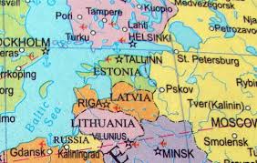 Share any place in map center, ruler for distance measurements, address search, find your location, weather forecast, regions and cities lists with capital and administrative centers are marked; Estonia Political Map