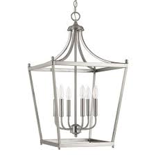 Capital Lighting Fixture Company Stanton Brushed Nickel Six Light Foyer Pendant 9552bn Bellacor
