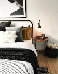 30 Ideas Farmhouse Table Black Top Wall Colors Farmhouse Bedroominspo Mid Century Modern Bedroom Mid Century Modern Bedroom Design Elegant Bedroom