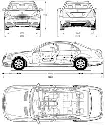 Download Free Mercedes Benz S Class W221 Blueprints Outlines Helps 3d Artists 3d Modellers Designers And Design Studios To Benz S Class Benz S Mercedes Glk