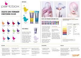 Fudge Paintbox Salon Wall Chart Fudge Hair Funky Hair Colors Salon Wall
