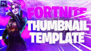 In this video i review how you can create custom 3d fortnite thumbnails for your youtube videos. Adobe Photoshop Speed Art Free Fortnite Youtube Thumbnail Template Youtube