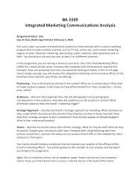 Strategies for writing a conclusion. Ba 3339 Imc Analysis