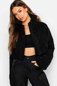 Cord Puffer Jacket Boohoo Jackets Puffer Jackets Fashion