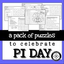 Pi day logic puzzles for kids: Pi Day Activities Puzzles By Weatherly Teachers Pay Teachers