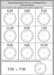 telling time worksheets o clock half past quarter to easyteaching net