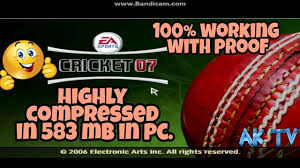 How to download ea sports cricket 18 for android|really??? Download Ea Cricket 07 Highly Compressed In 583mb With Proof By Aktv Youtube