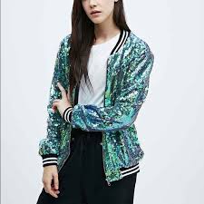 sequin mermaid bomber jacket jaded london