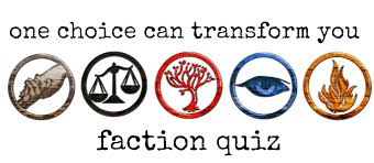 In a world divided by factions based on virtues, tris learns she's divergent and won't fit in. Find Your Faction Divergent Quiz The Knight Writer