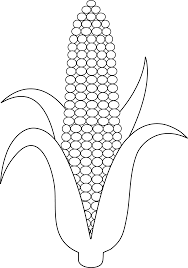 Black And White Outline Corn Clipart Ear Of Corn Colorable Line Art Free Clip Art Ears Of Corn Free Clip Art Corn Painting