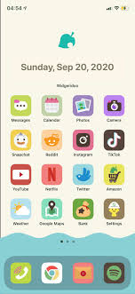 Turned My Iphone Into A Nookphone With Ios 14 Icons Made By Okpng On Twitter Animalcrossing