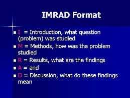 .структуре imrad название «imrad» — это аббревиатура от слов: How To Write A Scientific Paper By Prof