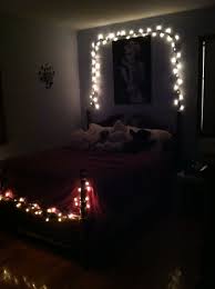 Christmas Lights In The Bedroom An Idea For People Who Don T Have A Headbo Christmas Lights Inside Christmas Light Installation Christmas Lights Indoor Decor
