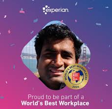 I'm excited to announce that Experian has been recognized as one of the  World's Best Workplaces 2024 by Fortune and Great Place to Work, ranking  14th among just 25 outstanding companies! |