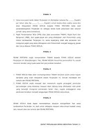 Contoh surat mou (memorandum of understanding). Contoh Surat Perjanjian Kontrak Rumah Sederhana Pdf Nusagates