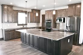 Two tone cabinet finishes double kitchen style red kitchen. Kitchens Wardcraft Homes Wardcraft Homes