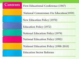 While some, like the expansion of private higher education and transnational higher. Different Education Policies Of Pakistan
